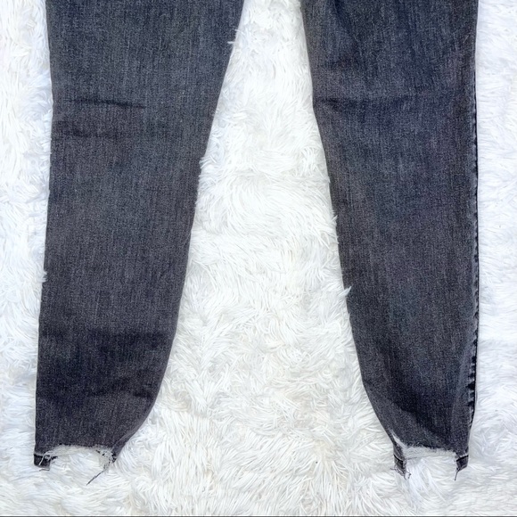 TORRID Bombshell Skinny High Rise Jeans Super Soft Distressed Raven 14 Tall NWT - Picture 9 of 15